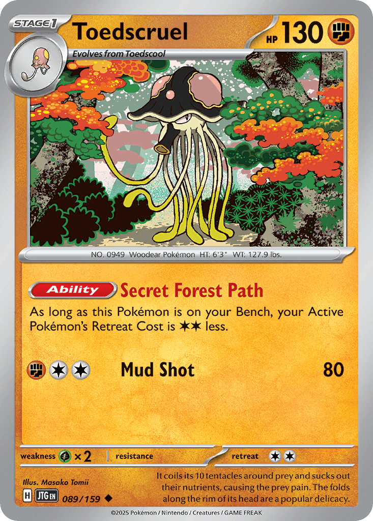 Toedscruel 2023 Pokemon Japanese Future Flash