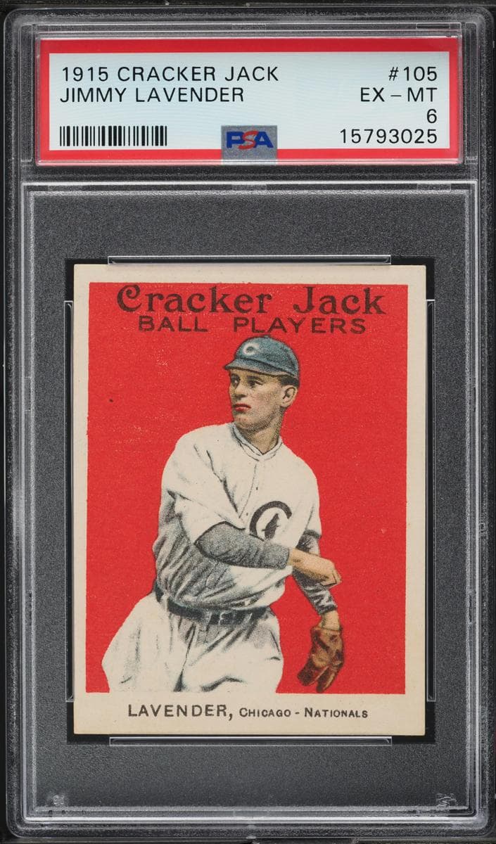Jimmy Lavender 1915 unknown Cracker Jack