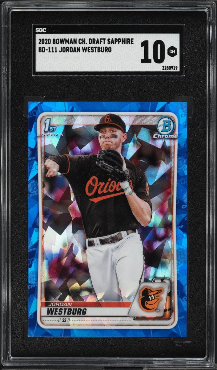 Jordan Westburg 2020 bowman Bowman Draft