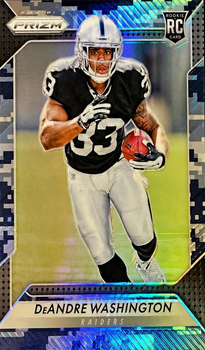 DeAndre Washington 2016 panini Panini Plates & Patches