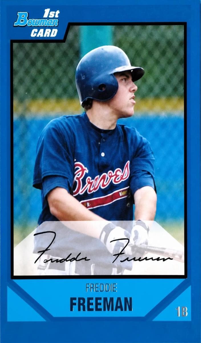 Freddie Freeman 2007 bowman