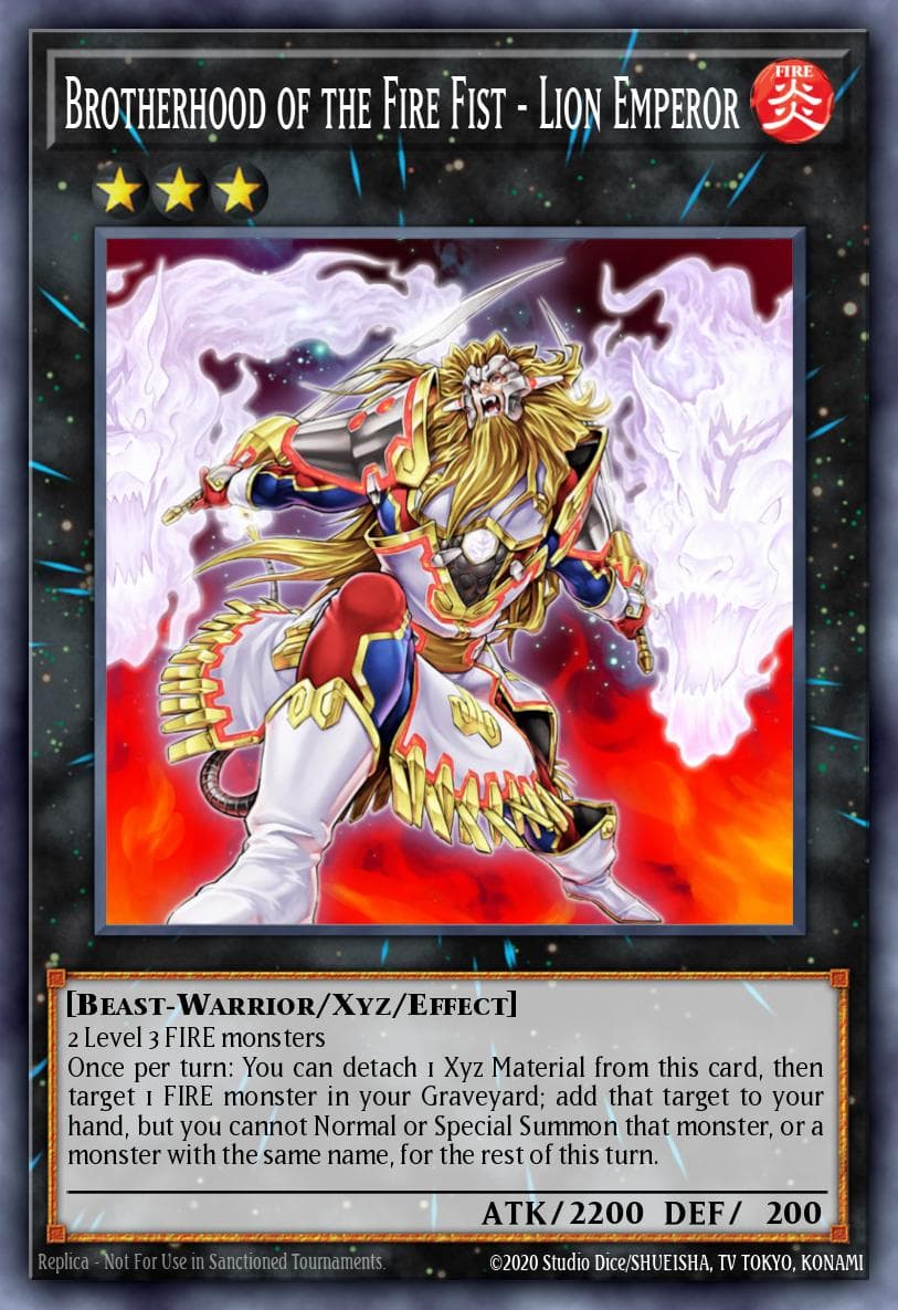 Brotherhood of the Fire Fist - Lion Emperor #CBLZ-EN099