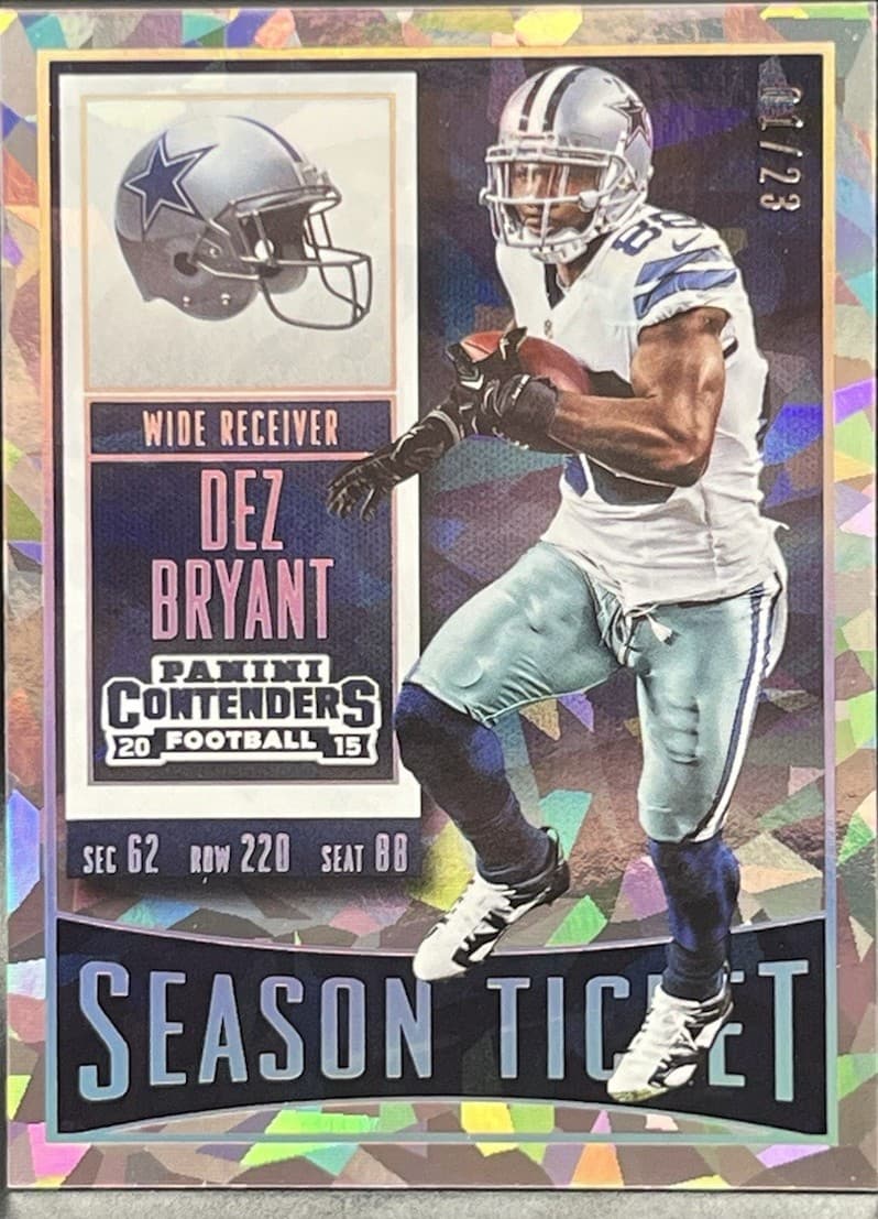 Dez Bryant Cracked 2015 Panini Contenders