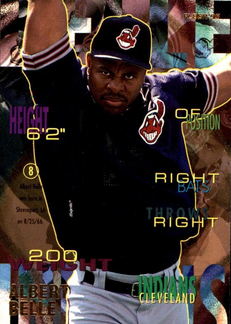 Albert Belle 1995 fleer Fleer