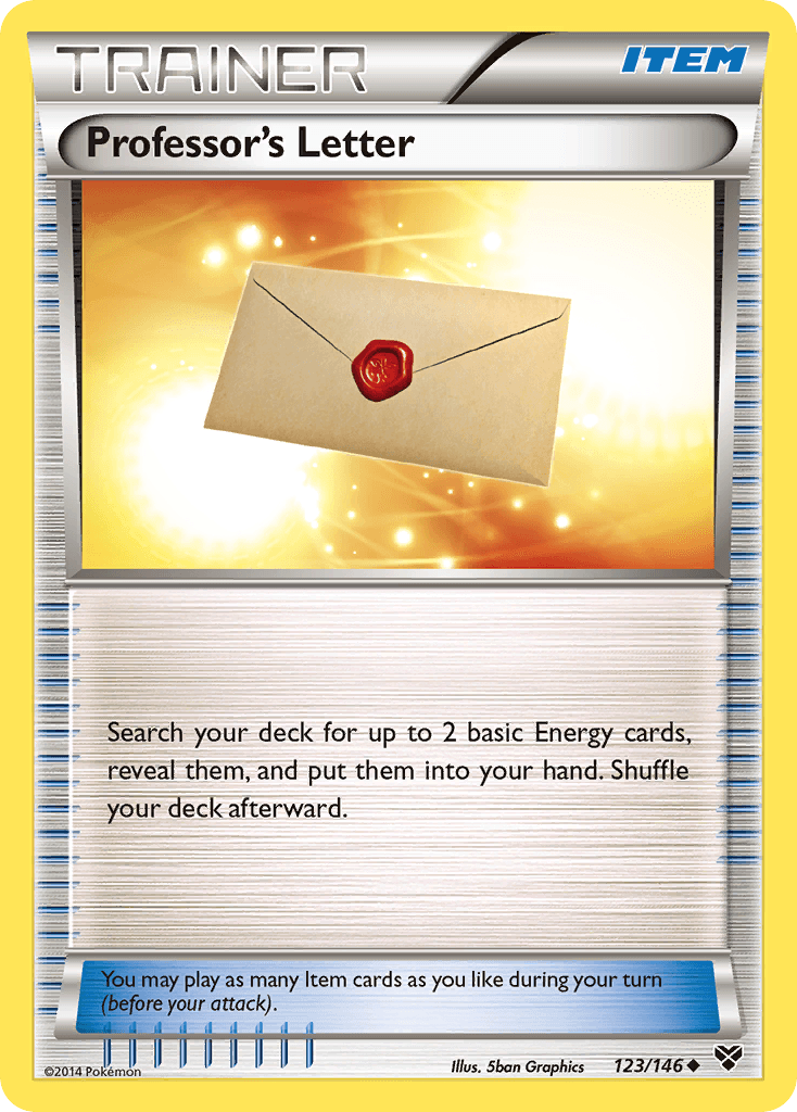Professor's Letter 2014 Pokemon