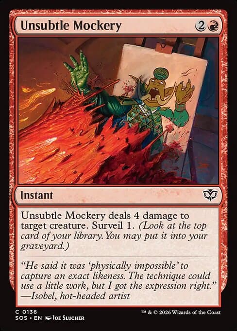 Unsubtle Mockery] 2026 Magic: The Gathering Secrets of Strixhaven