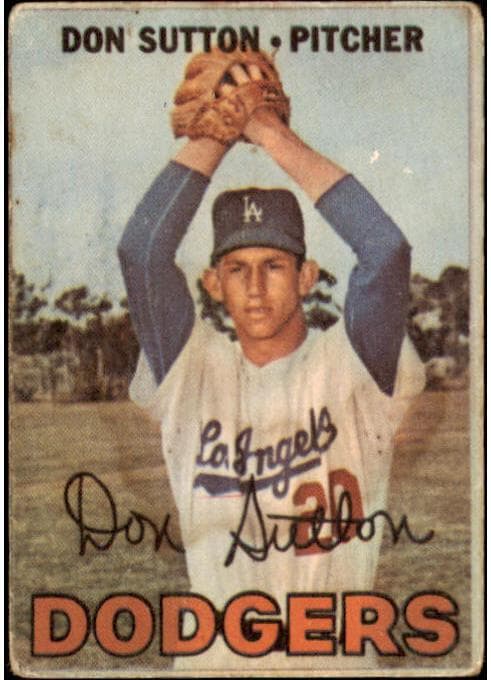 Don Sutton 1967 topps Topps Venezuelan