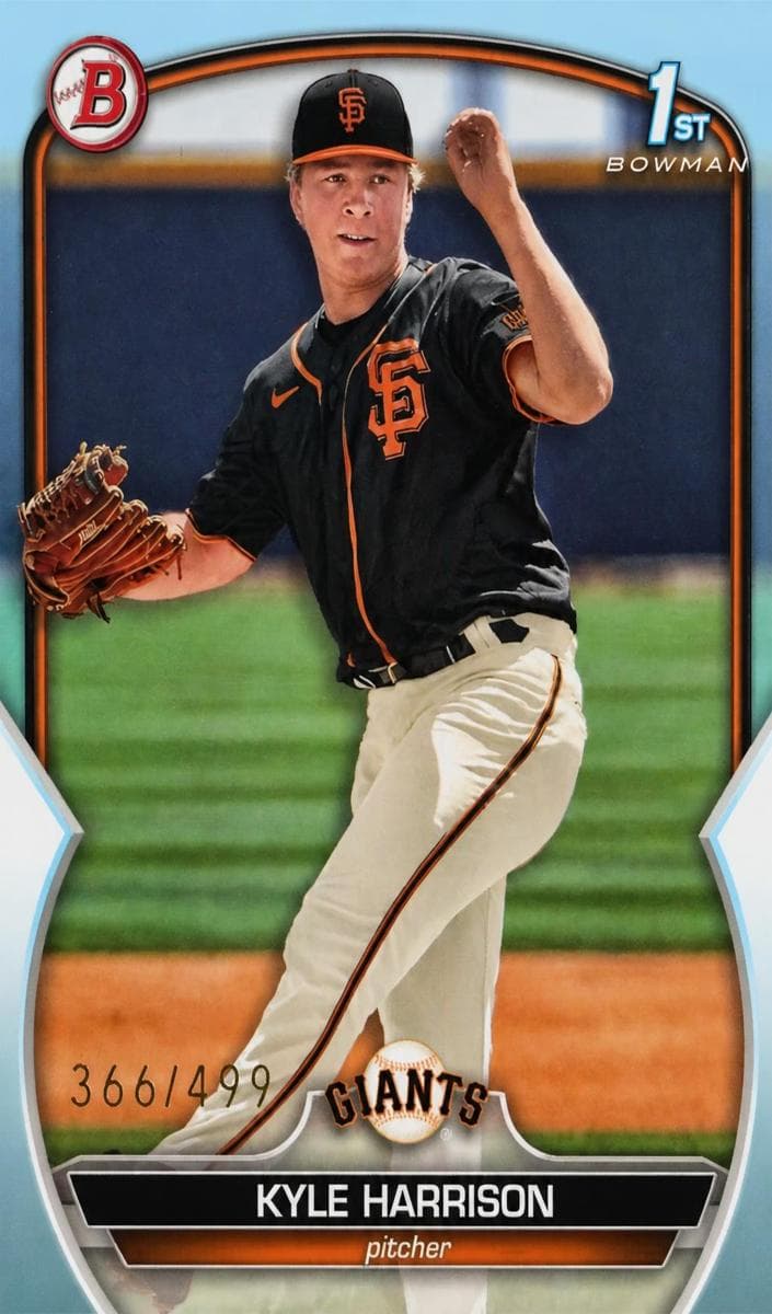 Kyle Harrison 2023 bowman Bowman