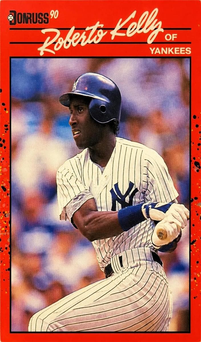 Roberto Kelly 1990 panini Donruss