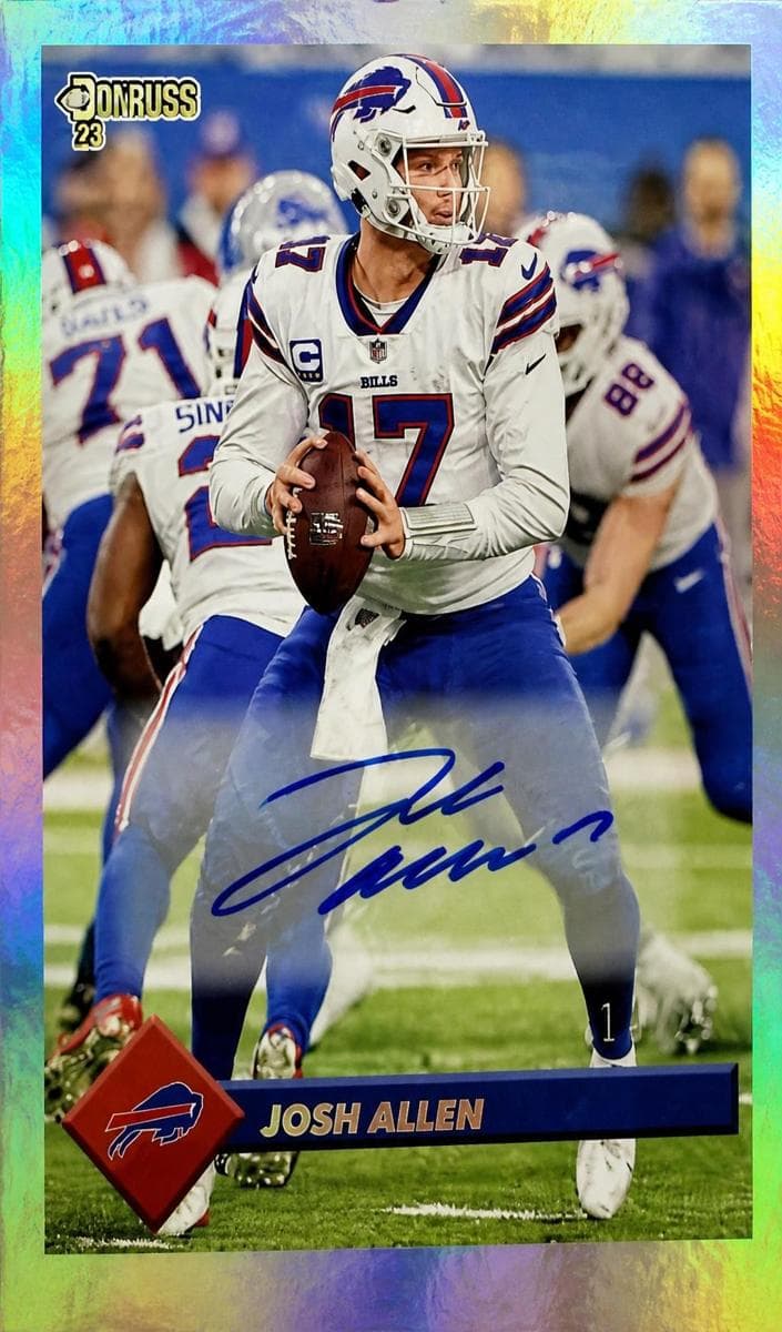 Josh Allen 2023 panini Panini Donruss