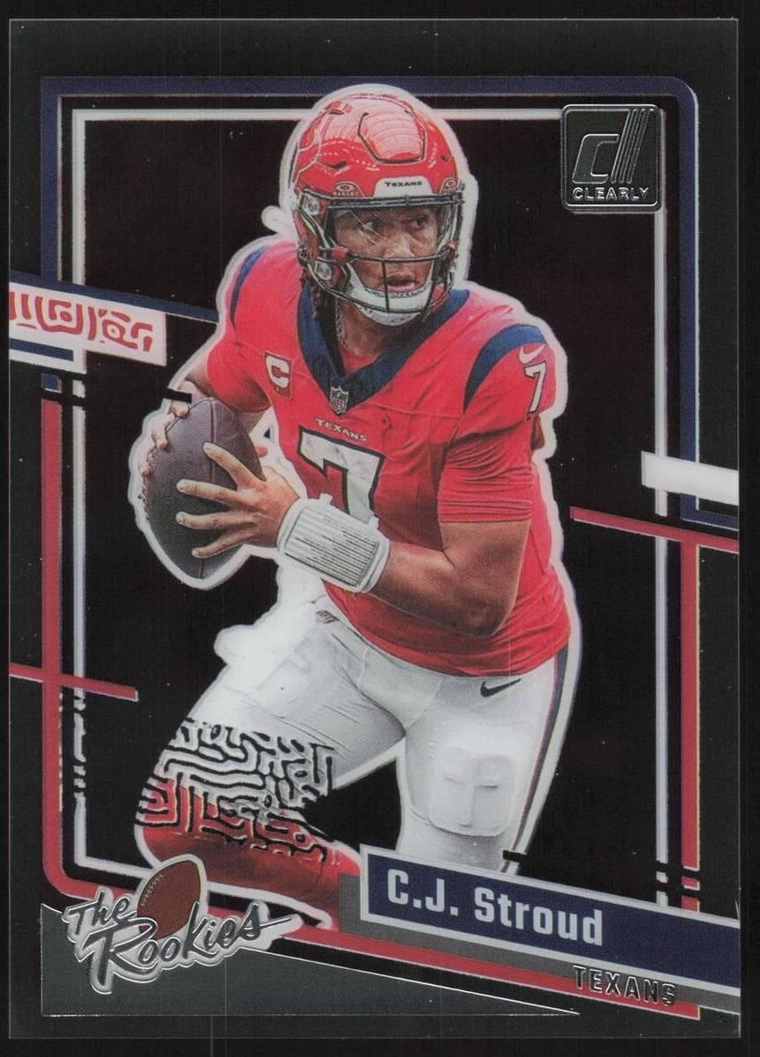 C.J. Stroud 2023 panini Clearly Donruss