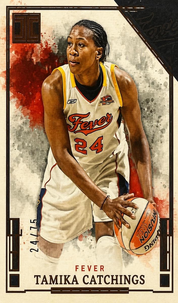 Tamika Catchings 2025 panini Panini Impeccable WNBA