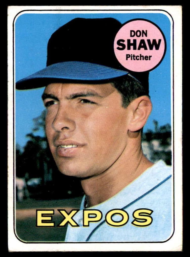 Don Shaw 1969 topps Topps