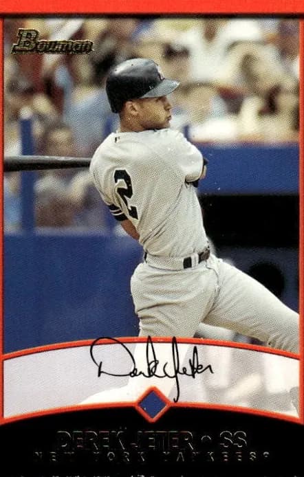 Derek Jeter 2001 bowman