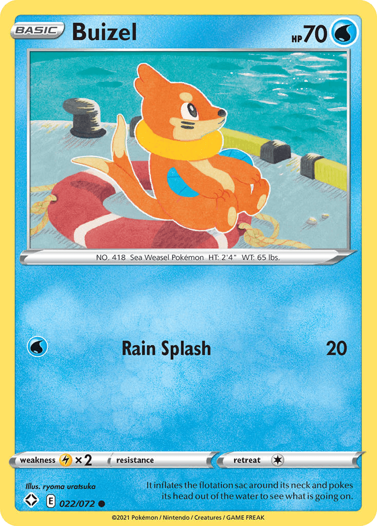 Buizel 2021 Pokemon Shining Fates