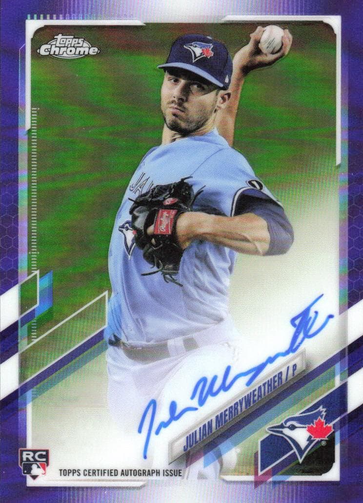 Julian Merryweather 2021 topps