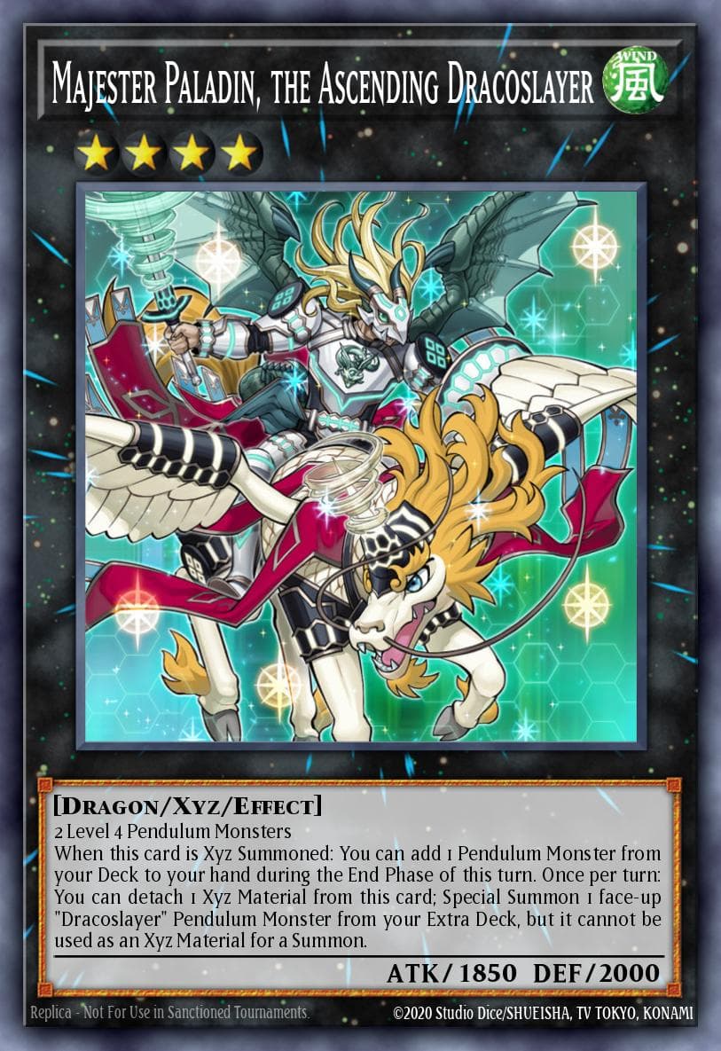 Majester Paladin, the Ascending Dracoslayer 2021 Yu-Gi-Oh! Ancient Guardians
