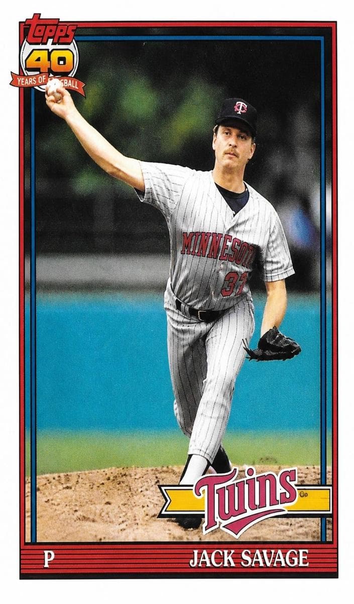 Jack Savage 1991 topps O-Pee-Chee