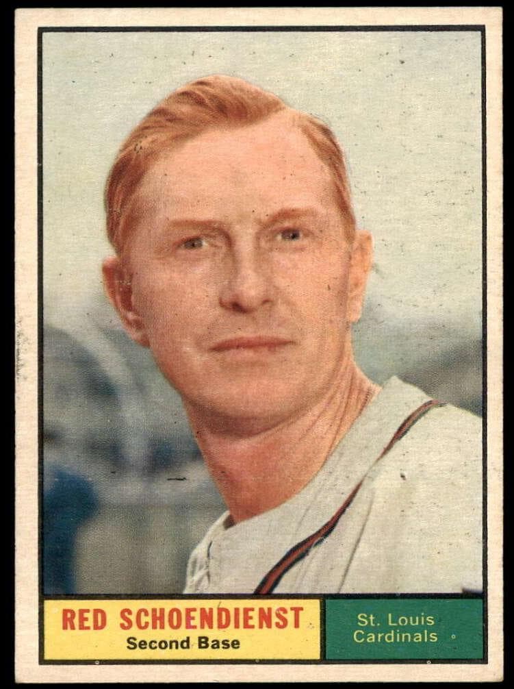 Red Schoendienst 1961 topps Topps