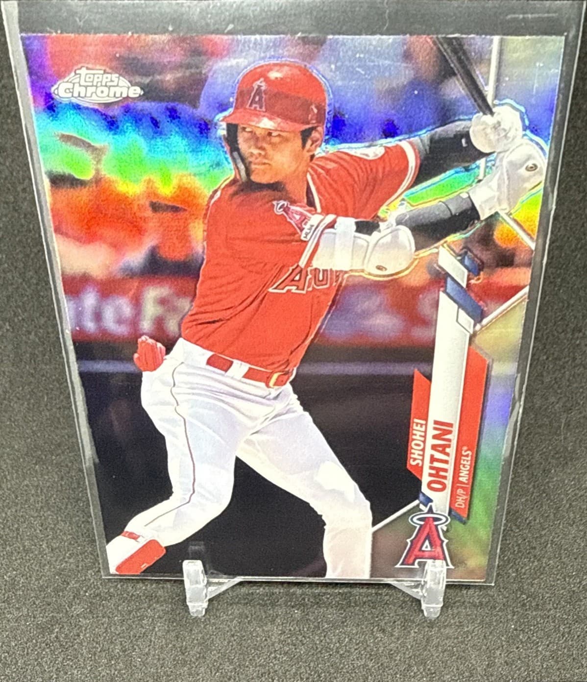Shohei Ohtani Batting 2020 Topps Chrome 2020 Topps Chrome refractor
