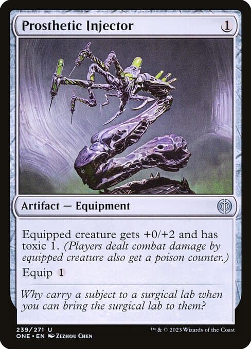 Prosthetic Injector 2023 Magic: The Gathering Phyrexia: All Will Be One