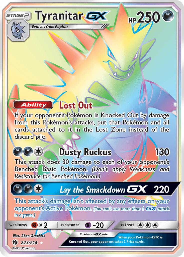 Tyranitar GX #223