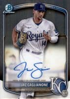 Jac Caglianone 2025 bowman Bowman Chrome Prospect Auto