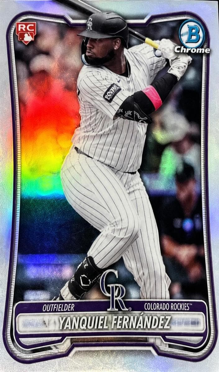 Yanquiel Fernandez trading card