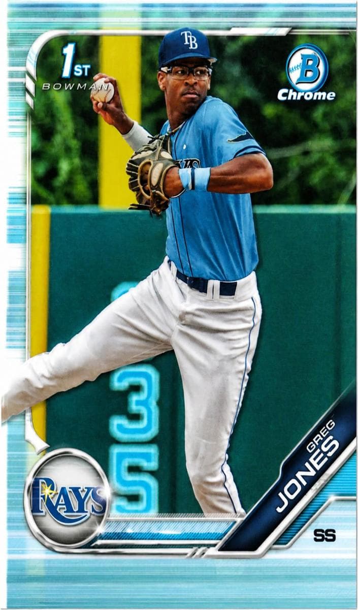 Greg Jones 2019 bowman Bowman Draft Sapphire Edition
