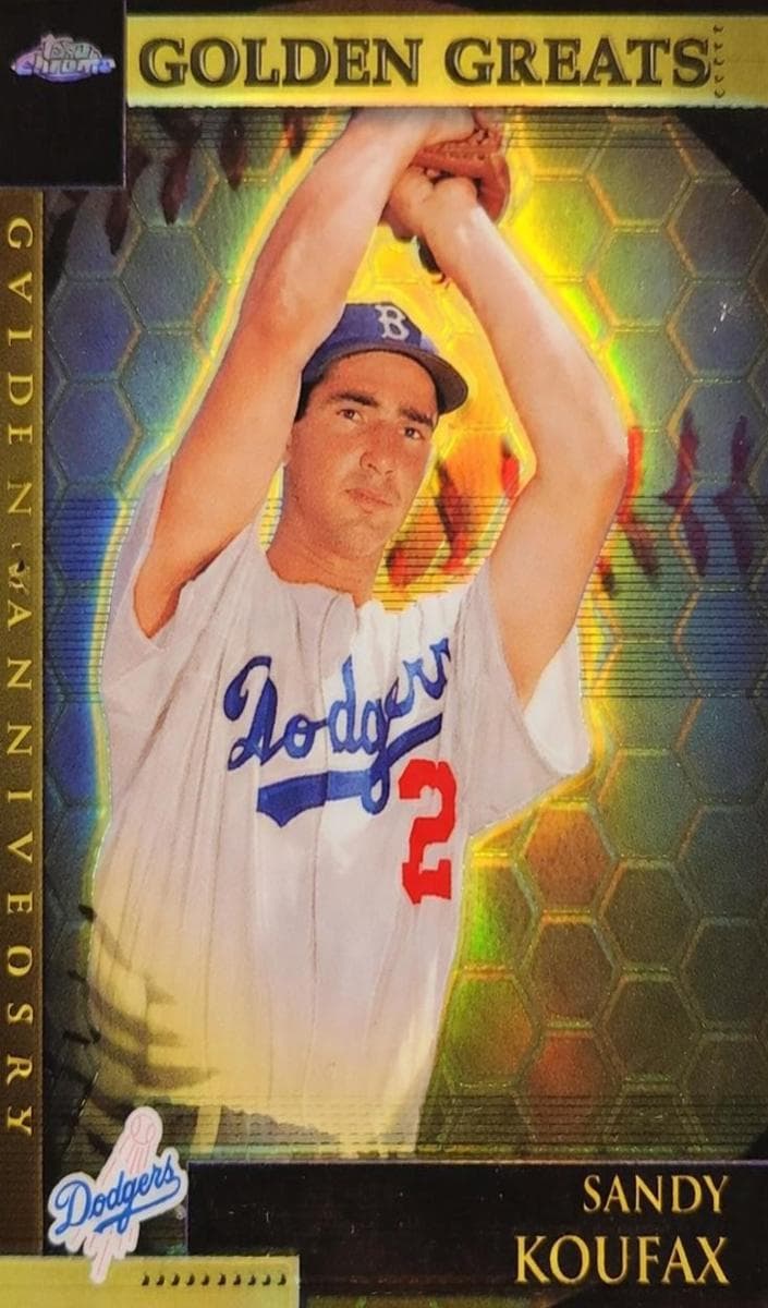 Sandy Koufax 2001 topps Topps Chrome