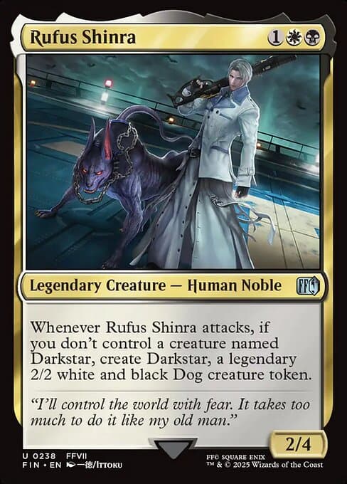 Rufus Shinra 2025 Magic: The Gathering Final Fantasy