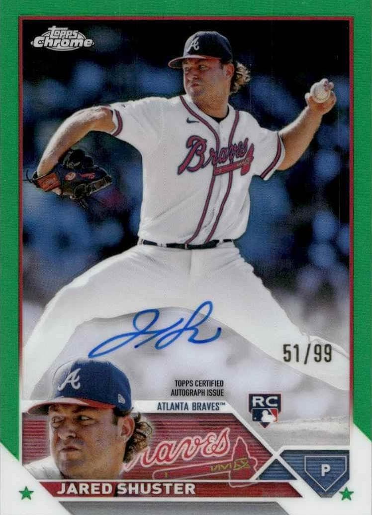 Jared Shuster 2023 topps Topps Chrome Update