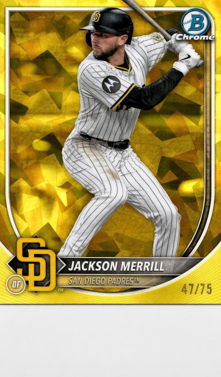 Jackson Merrill 2025 bowman Bowman Chrome Sapphire Edition