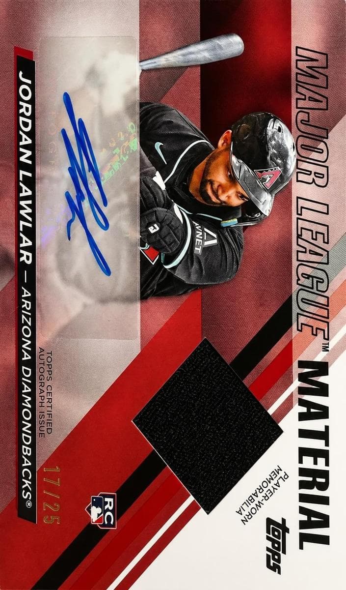 Jordan Lawlar 2024 topps Topps Update