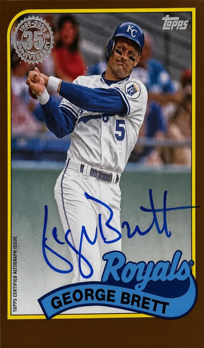George Brett 2024 topps Topps Update