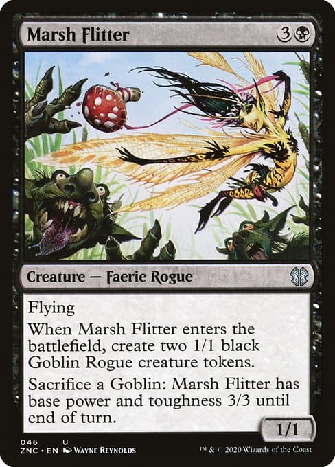 Marsh Flitter Magic: The Gathering Zendikar Rising Commander