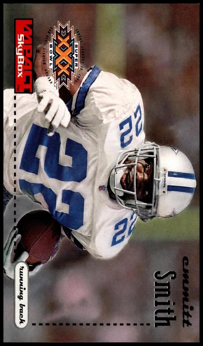 Emmitt Smith 1996 fleer