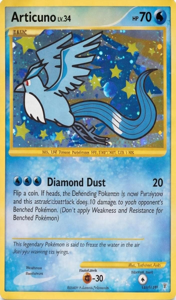 Articuno trading card