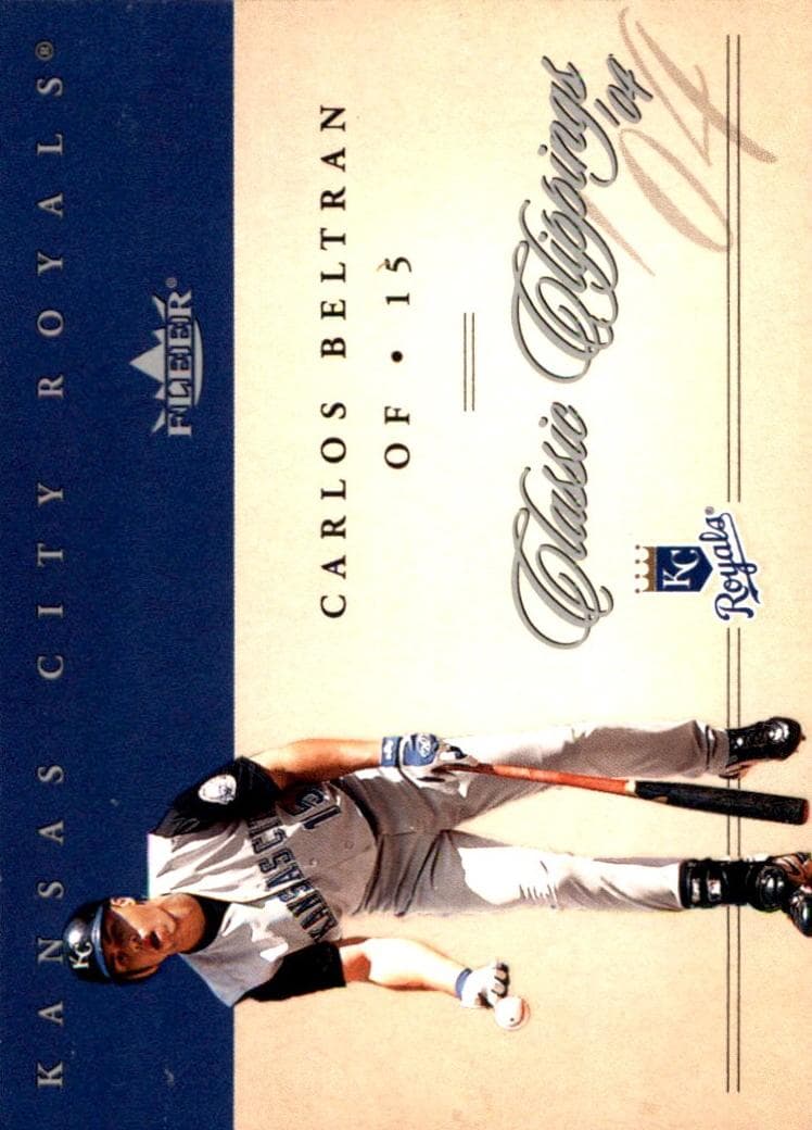 Carlos Beltran 2004 fleer