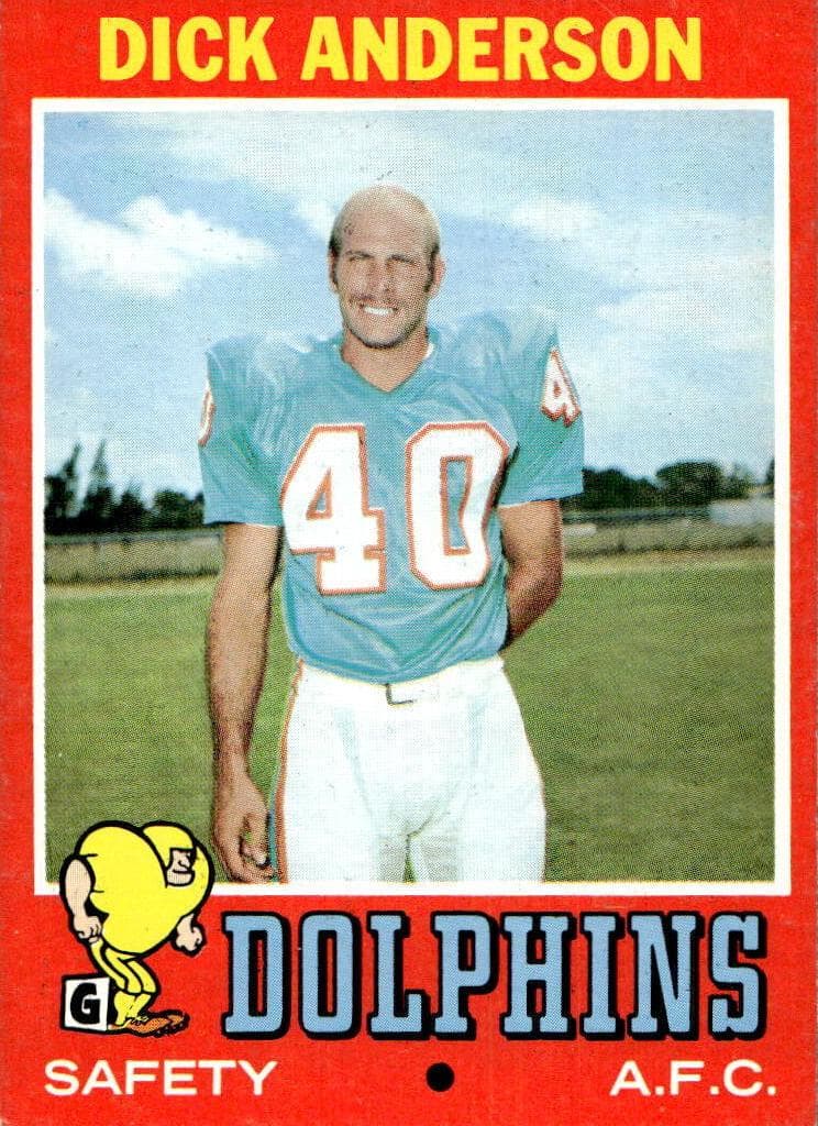 Dick Anderson 1971 topps Topps