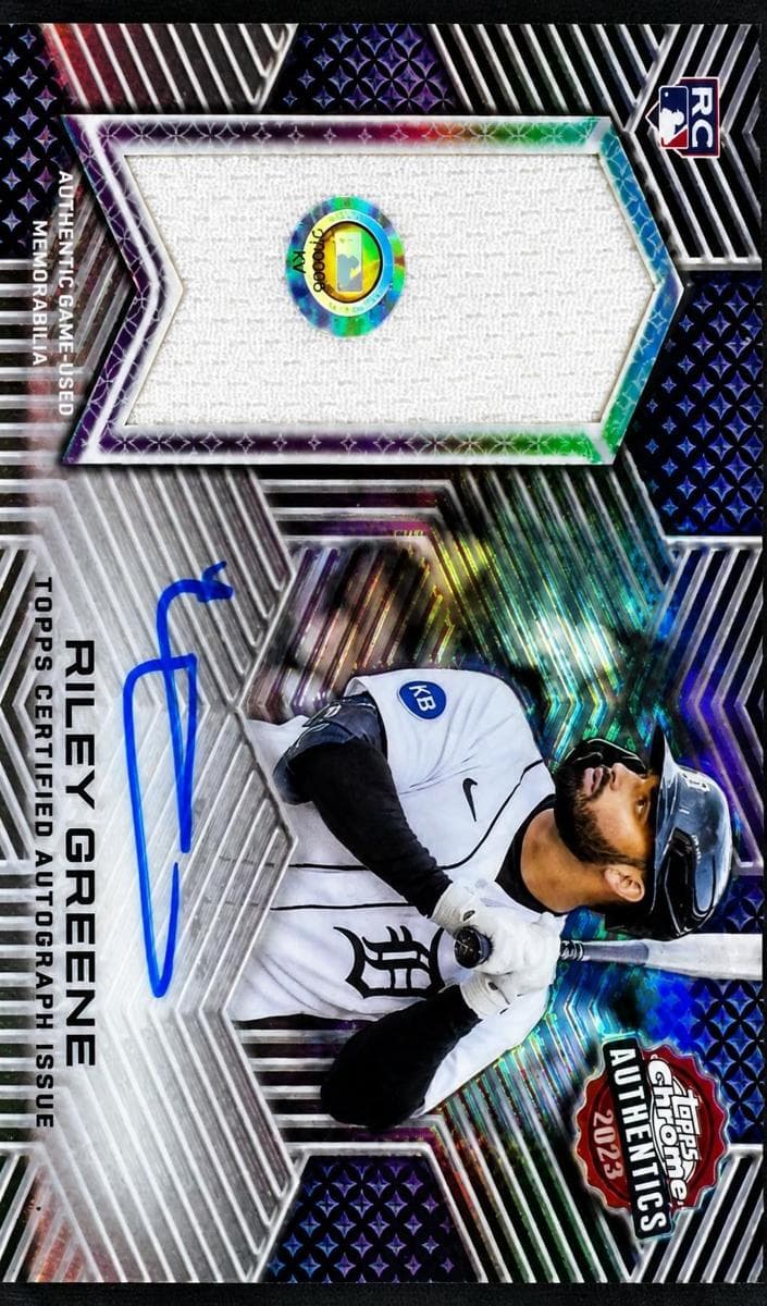 Riley Greene 2023 topps Topps Chrome