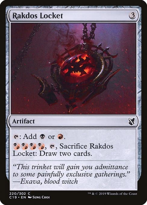Rakdos Locket 2019 Magic: The Gathering Commander 2019