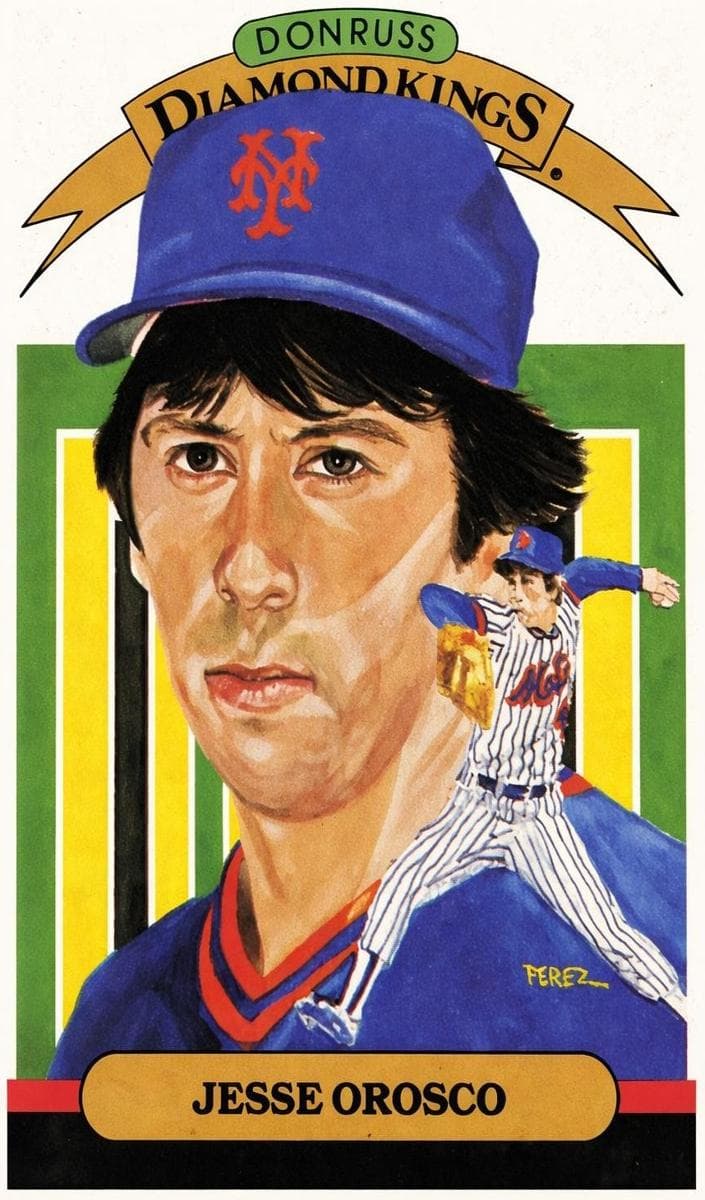 Jesse Orosco trading card