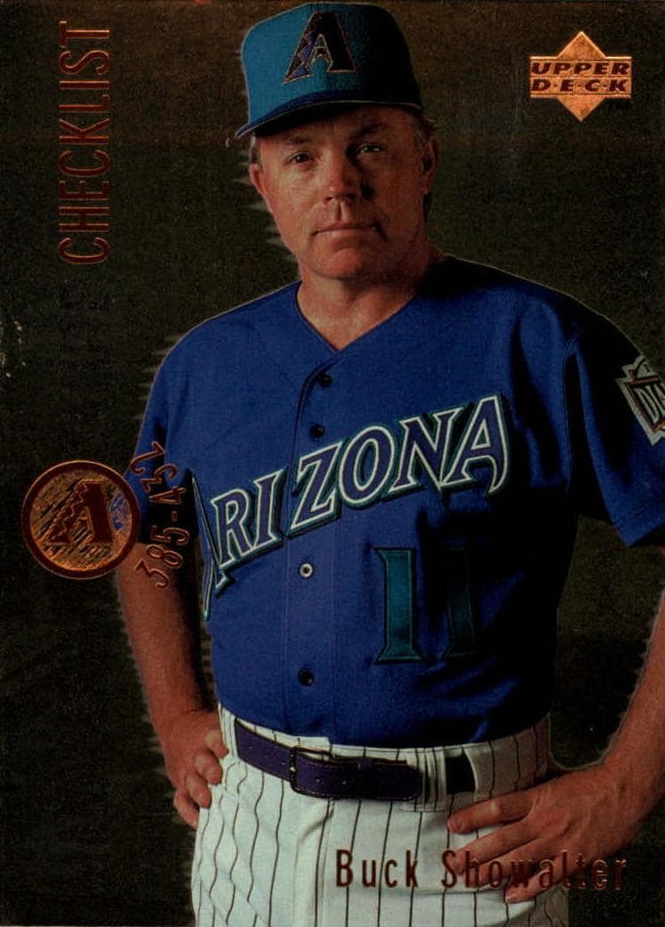 Buck Showalter 1996 upper-deck Upper Deck