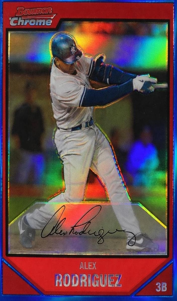 Alex Rodriguez 2007 bowman
