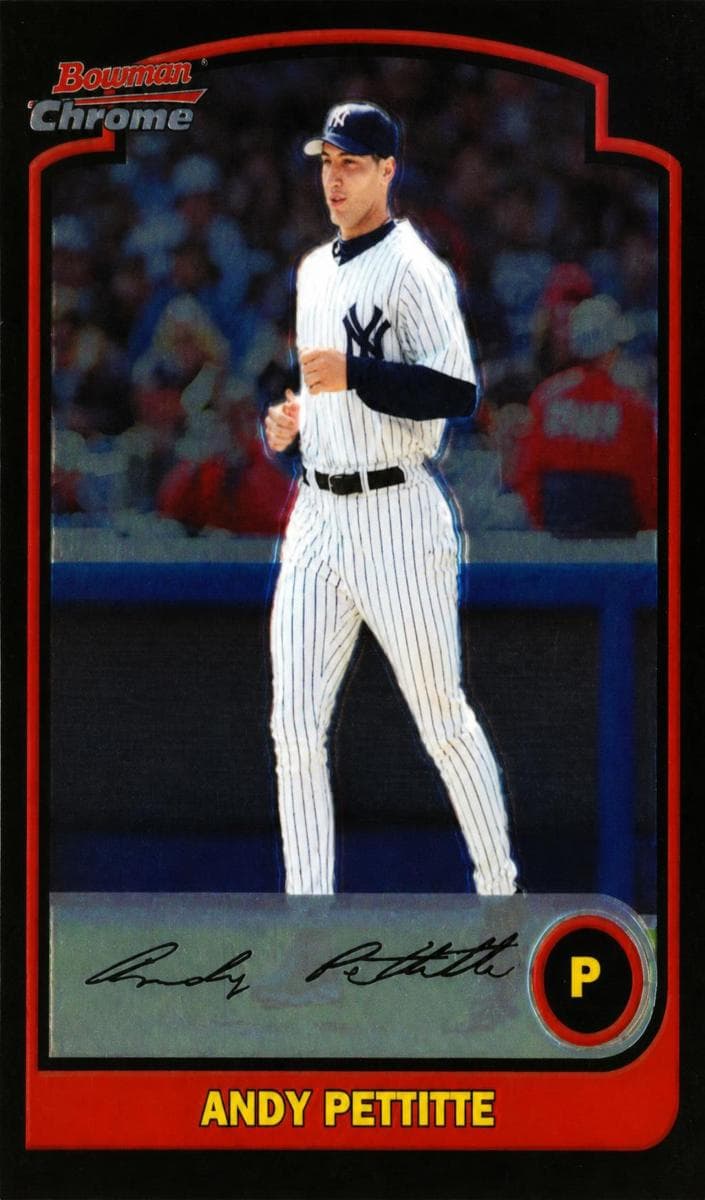 Andy Pettitte 2003 bowman Bowman Chrome