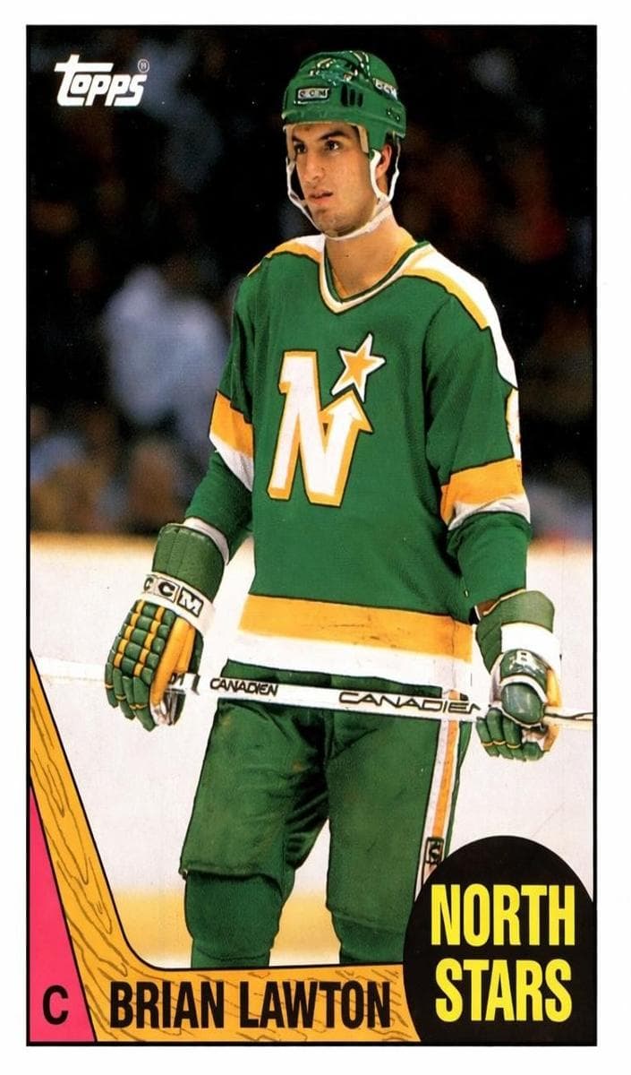 Brian Lawton 1987 topps Topps