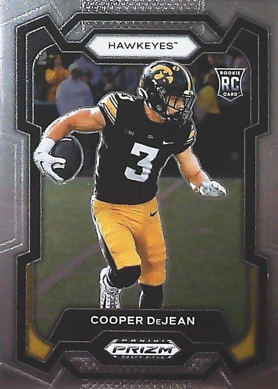 Cooper DeJean 2024 panini Prizm Draft Picks Red Ice