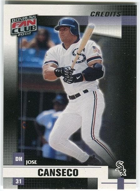 Jose Canseco 2002 panini