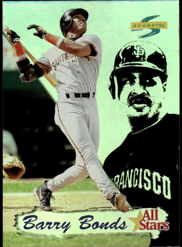 Barry Bonds 1996 panini Score